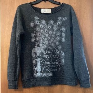 Pride & Prejudice illustrated crewneck